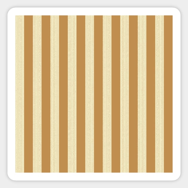 Pin stripes spruce yellow pattern Sticker by colorofmagic